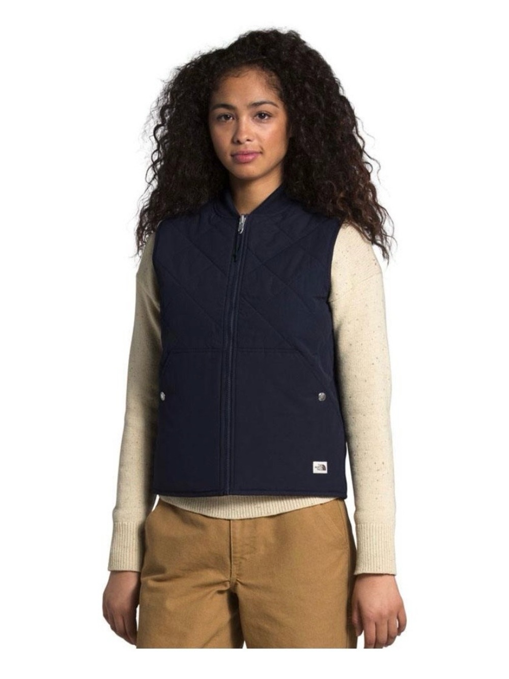 Reversible The North Face Navy vest.